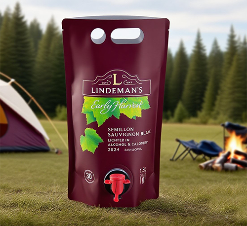 Stand up bouch con il rubinetto