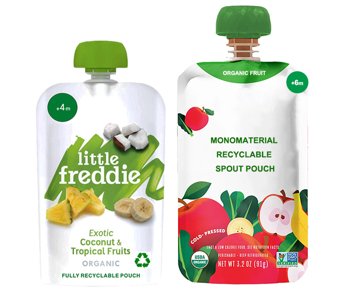 Recyclable food 2025 pouches