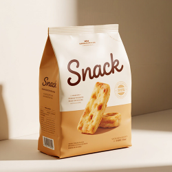 quad seal snack packaging
