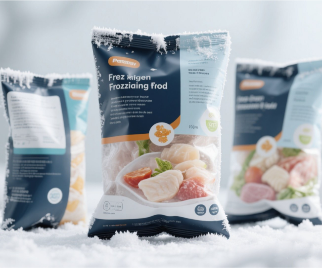 embalaje de alimentos congelados