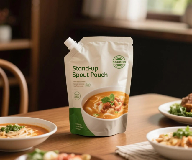 spout sauce pouch