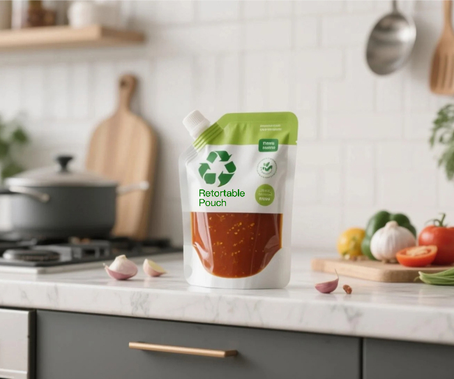 recyclable retort pouch